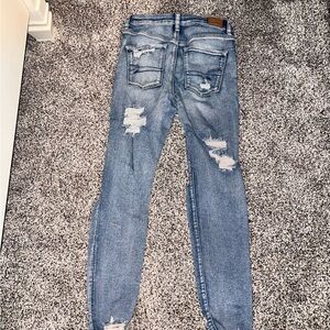 Skinny ripped leggings